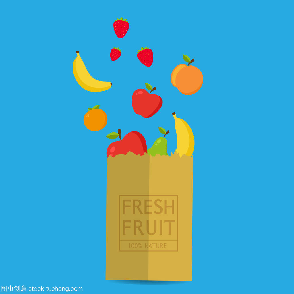 紙包新鮮健康 100%自然水果與蔬菜的綠色選擇